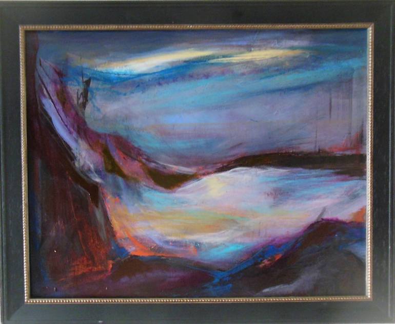 Original Abstract Landscape Painting by Laura Koppes