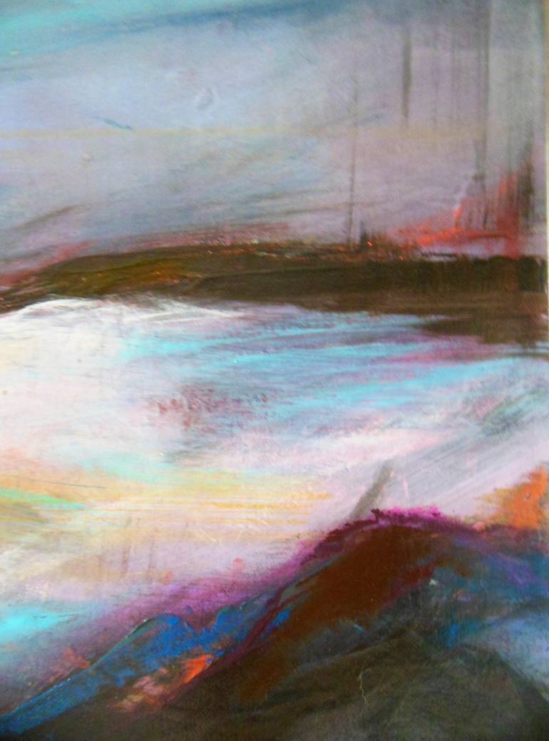 Original Abstract Landscape Painting by Laura Koppes