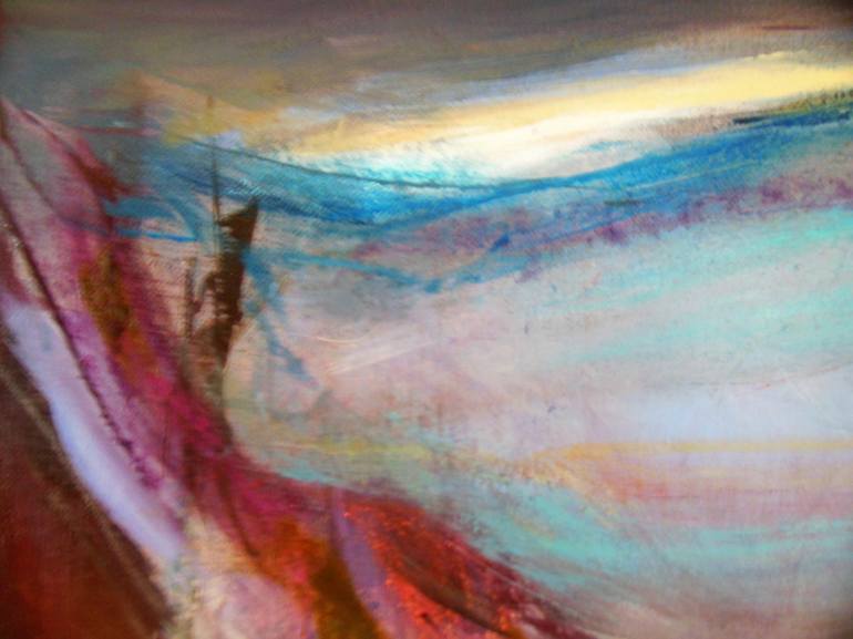 Original Abstract Landscape Painting by Laura Koppes