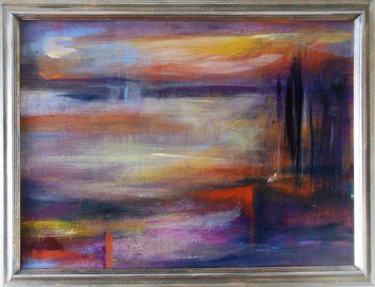 Original Abstract Landscape Painting by Laura Koppes