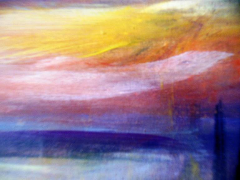 Original Abstract Landscape Painting by Laura Koppes