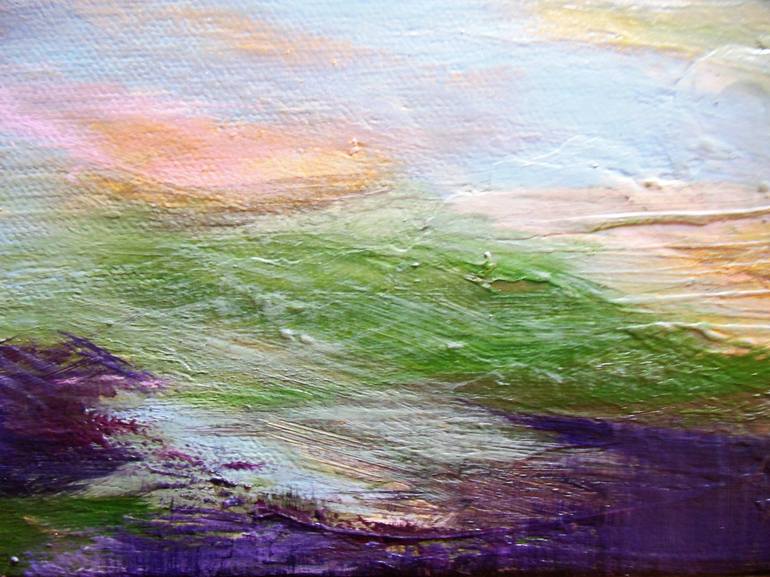 Original Abstract Expressionism Landscape Painting by Laura Koppes