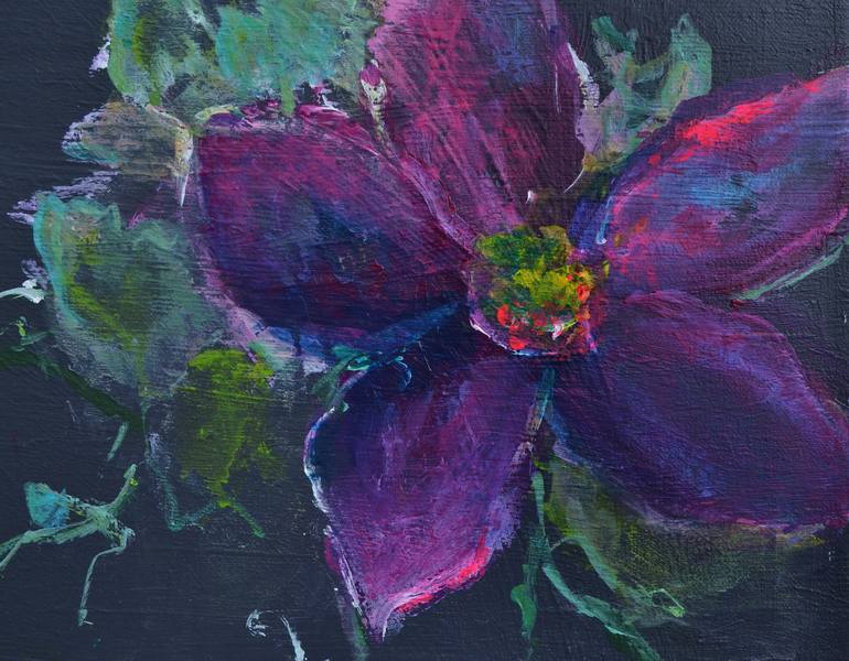 Original Floral Painting by Karin Goeppert