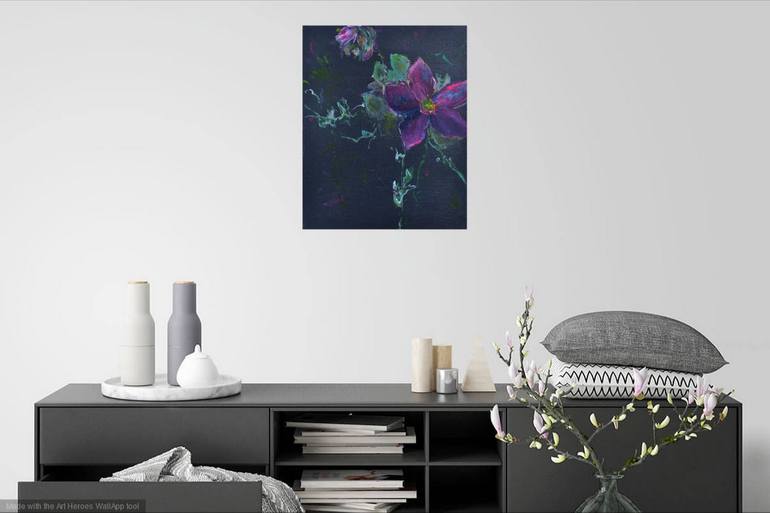 Original Floral Painting by Karin Goeppert