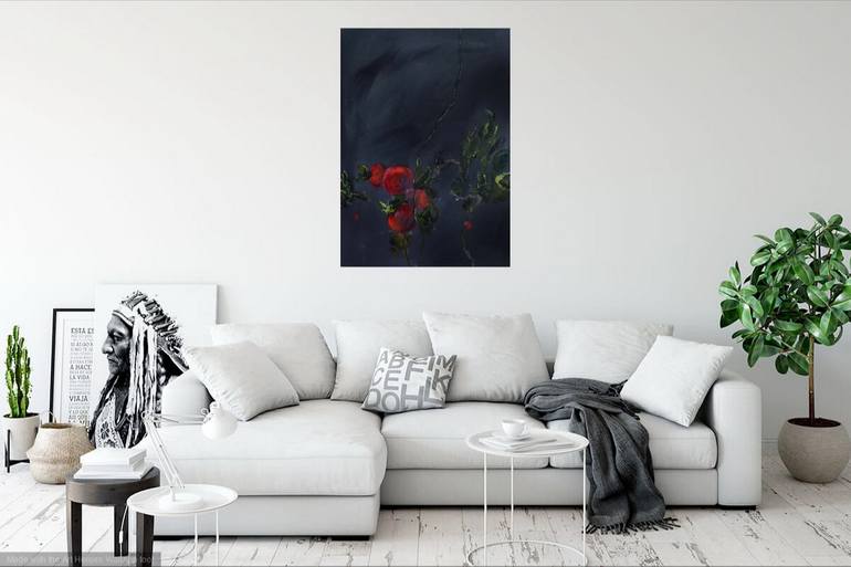 Original Impressionism Floral Painting by Karin Goeppert