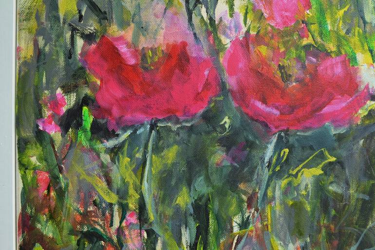 Original Floral Painting by Karin Goeppert