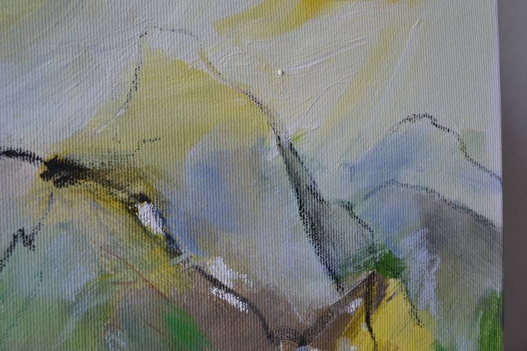 Original Abstract Landscape Painting by Karin Goeppert