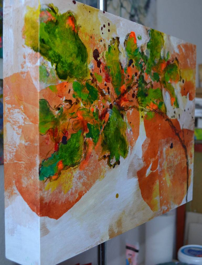 Original Abstract Expressionism Nature Painting by Karin Goeppert
