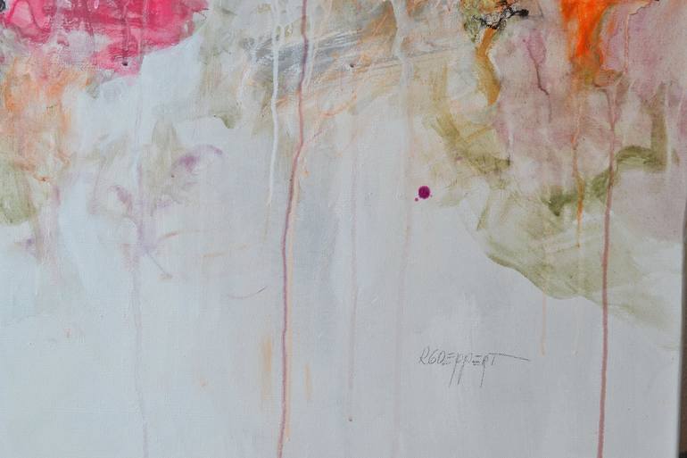 Original Abstract Expressionism Floral Painting by Karin Goeppert