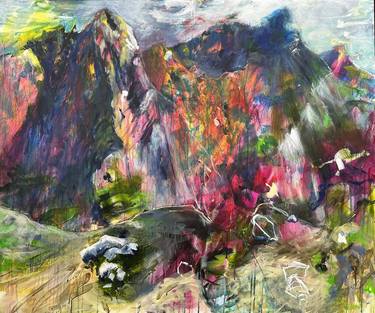 Original Abstract Landscape Paintings by Karin Goeppert