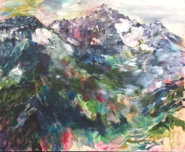 Original Abstract Landscape Paintings by Karin Goeppert