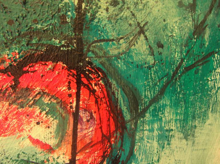 Original Fine Art Abstract Painting by Karin Goeppert