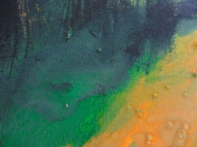 Original Abstract Landscape Painting by Karin Goeppert