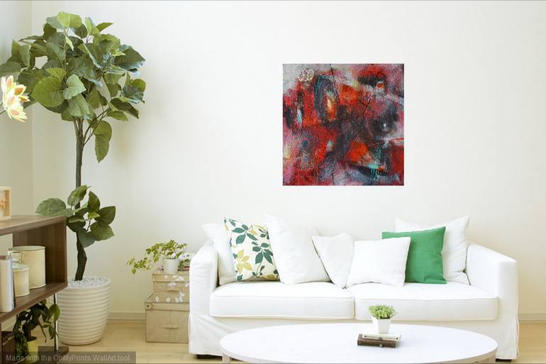 Original Abstract Expressionism Abstract Painting by Karin Goeppert