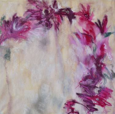 Original Abstract Floral Paintings by Karin Goeppert