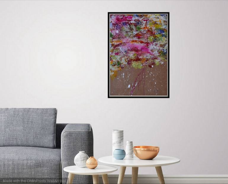 Original Abstract Expressionism Abstract Painting by Karin Goeppert