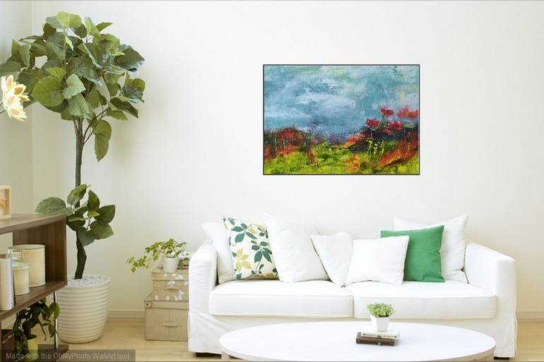 Original Expressionism Landscape Painting by Karin Goeppert