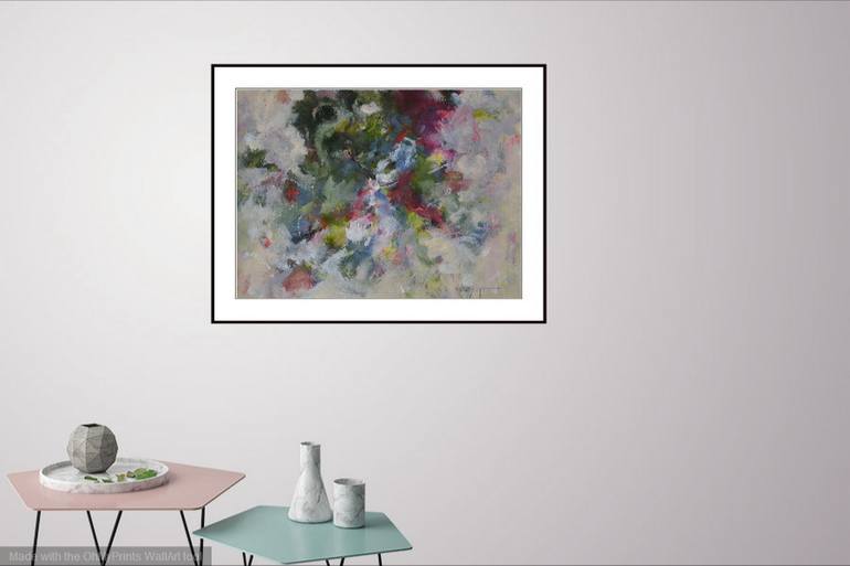 Original Abstract Expressionism Abstract Painting by Karin Goeppert