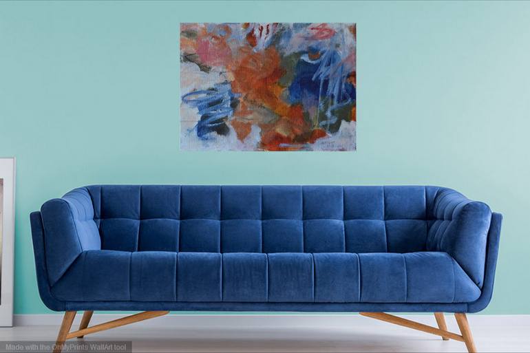 Original Abstract Landscape Painting by Karin Goeppert