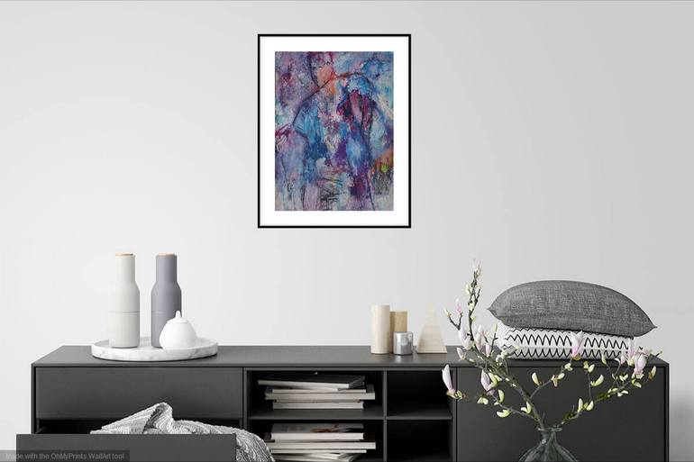 Original Abstract People Painting by Karin Goeppert