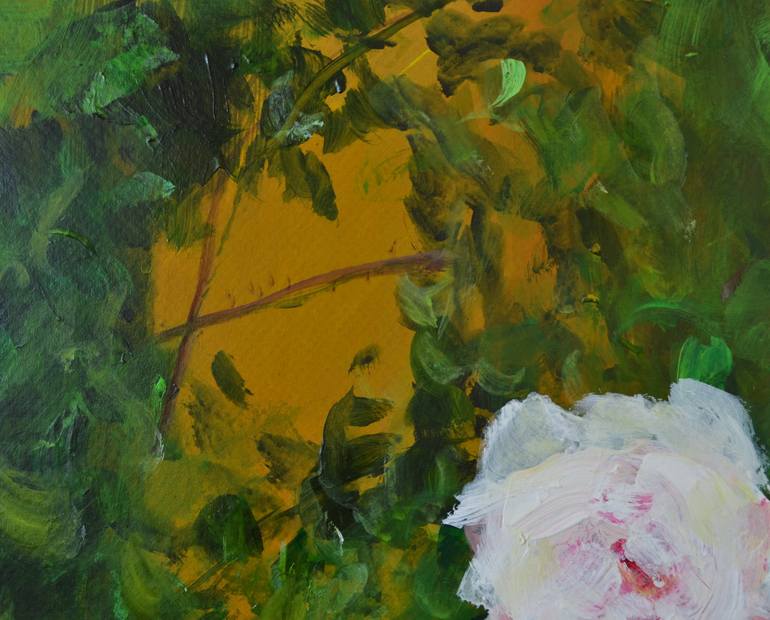 Original Impressionism Floral Painting by Karin Goeppert