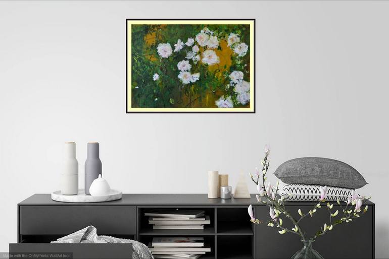 Original Impressionism Floral Painting by Karin Goeppert