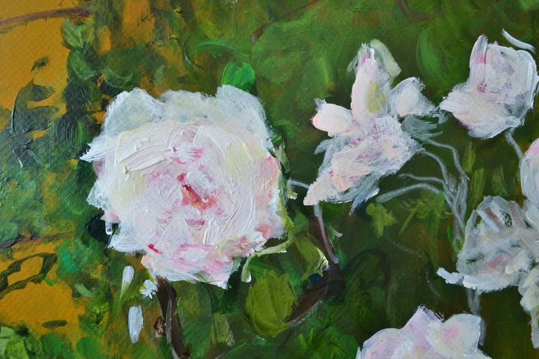 Original Impressionism Floral Painting by Karin Goeppert