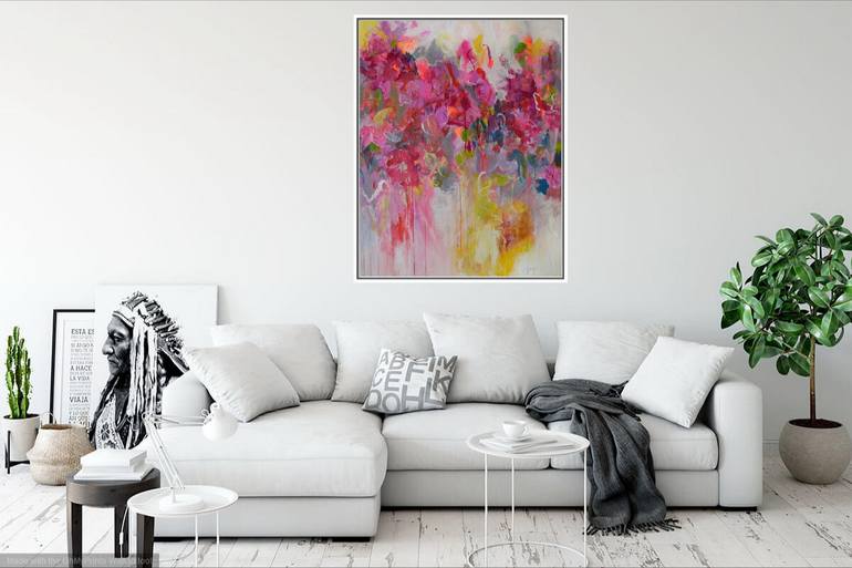 Original Abstract Expressionism Nature Painting by Karin Goeppert