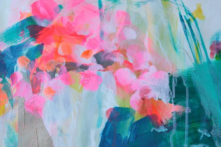 Original Abstract Expressionism Abstract Painting by Karin Goeppert