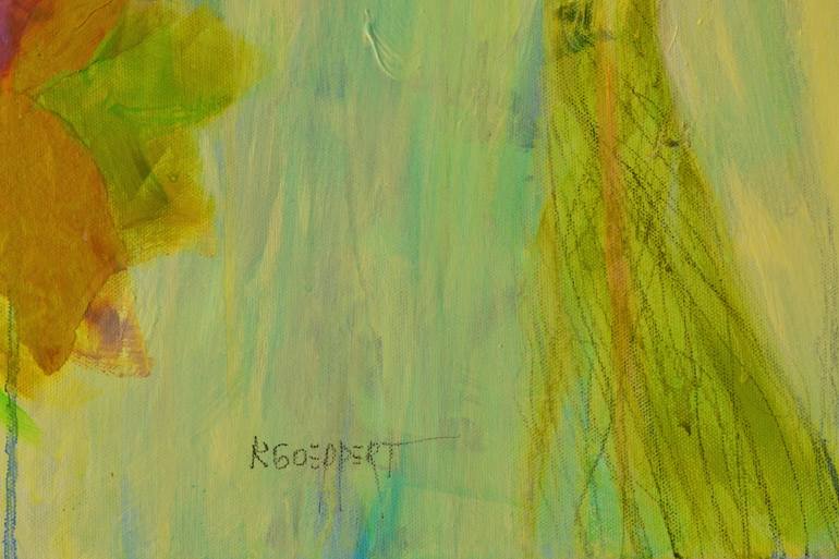 Original Abstract Expressionism Abstract Painting by Karin Goeppert