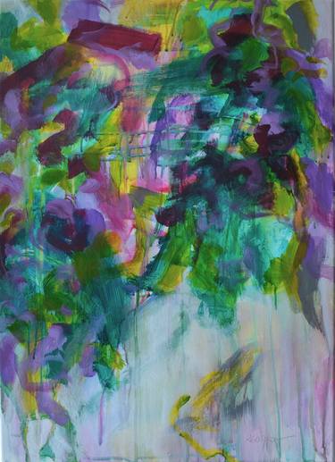 Original Abstract Expressionism Abstract Paintings by Karin Goeppert