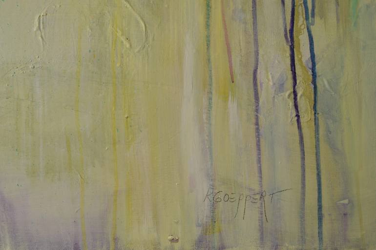 Original Abstract Expressionism Abstract Painting by Karin Goeppert