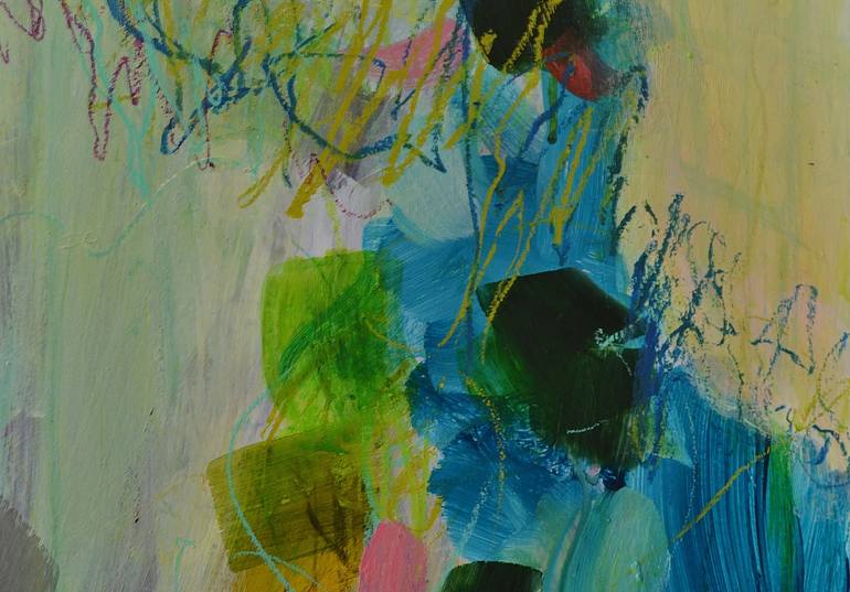 Original Abstract Expressionism Abstract Painting by Karin Goeppert