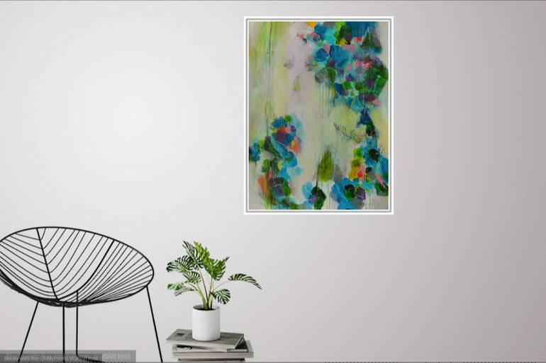 Original Abstract Expressionism Abstract Painting by Karin Goeppert