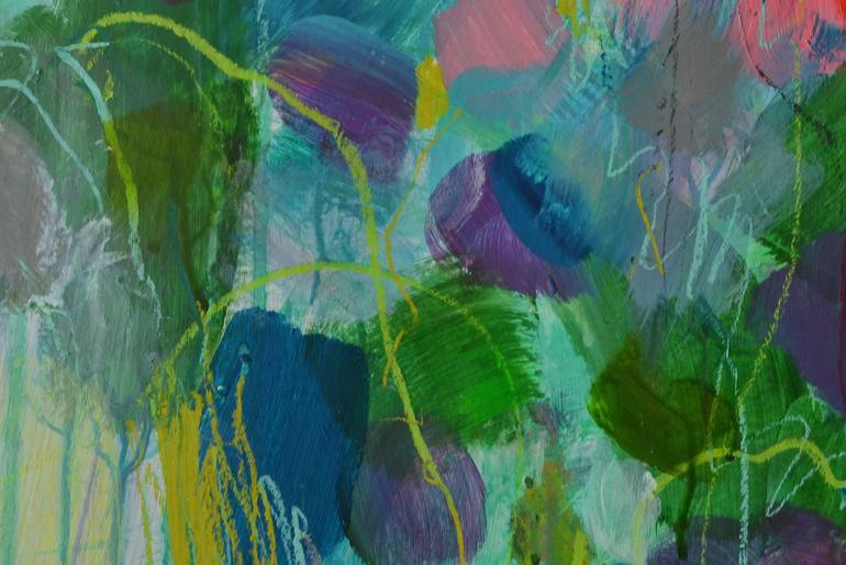 Original Abstract Expressionism Abstract Painting by Karin Goeppert