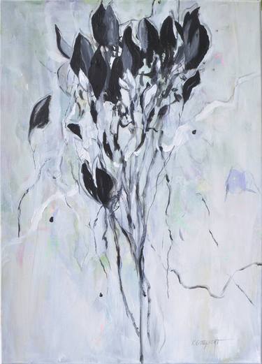 Original Abstract Floral Paintings by Karin Goeppert