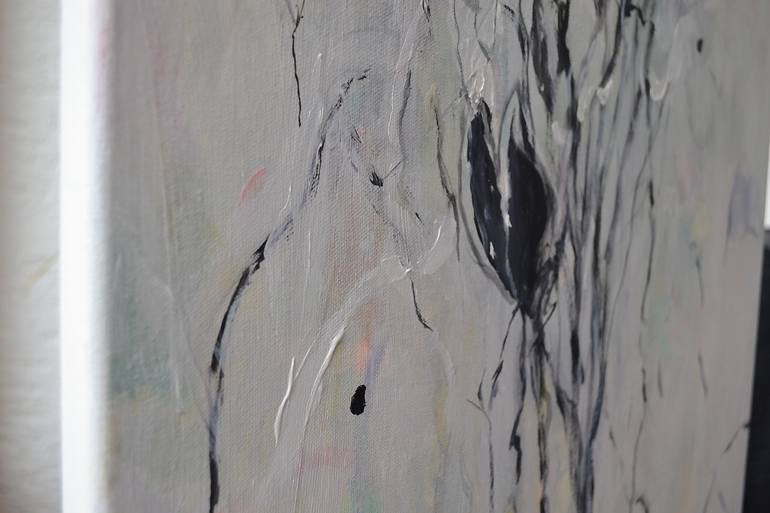 Original Abstract Floral Painting by Karin Goeppert