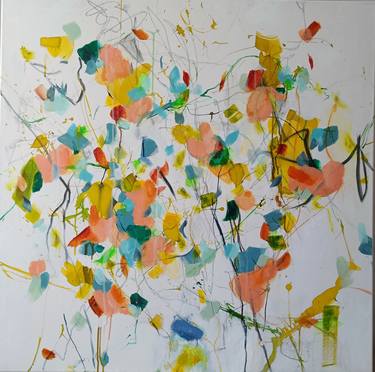Original Abstract Expressionism Abstract Paintings by Karin Goeppert