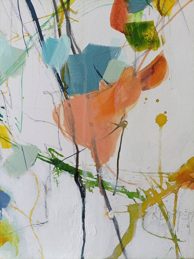 Original Abstract Expressionism Abstract Painting by Karin Goeppert