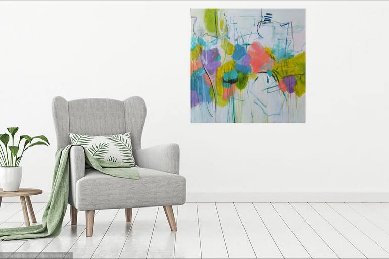 Original Abstract Painting by Karin Goeppert