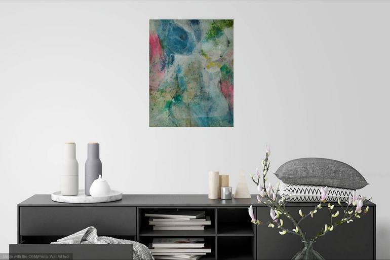 Original Abstract Nude Painting by Karin Goeppert