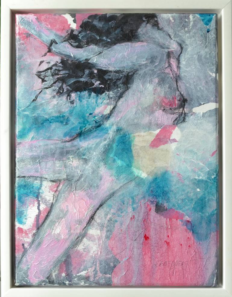 Original Abstract Nude Painting by Karin Goeppert