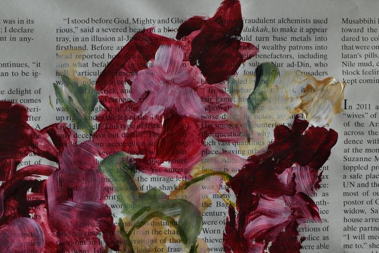 Original Floral Painting by Karin Goeppert