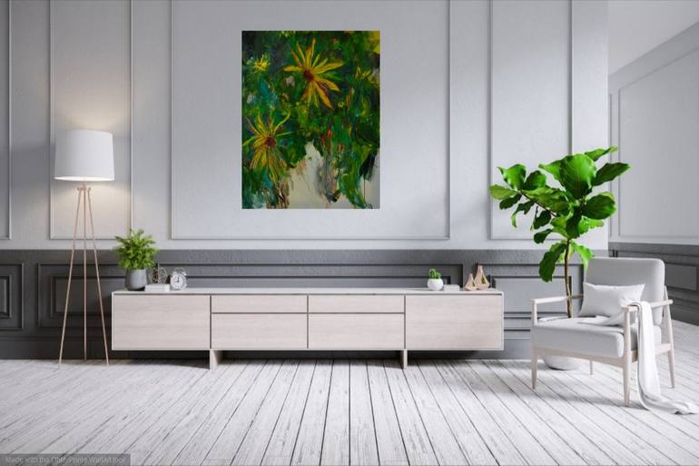 Original Floral Painting by Karin Goeppert