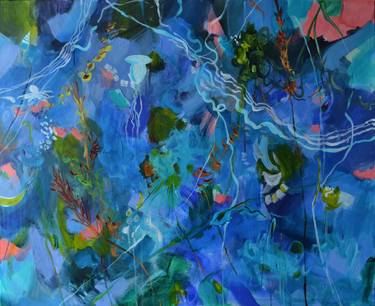 Original Expressionism Water Paintings by Karin Goeppert
