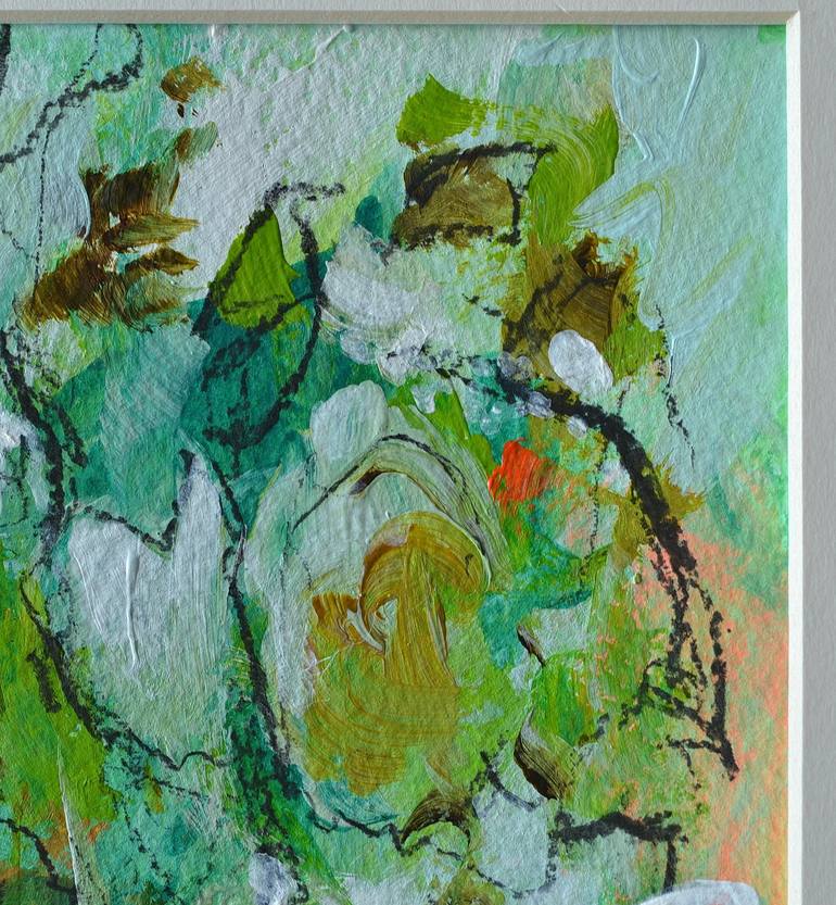 Original Expressionism Floral Painting by Karin Goeppert