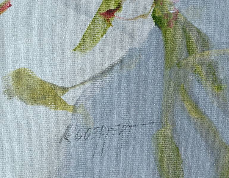 Original Expressionism Floral Painting by Karin Goeppert