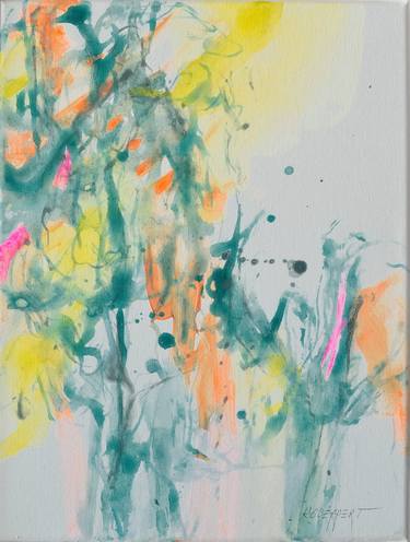 Original Abstract Expressionism Abstract Paintings by Karin Goeppert