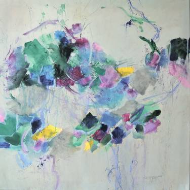 Original Abstract Expressionism Abstract Paintings by Karin Goeppert