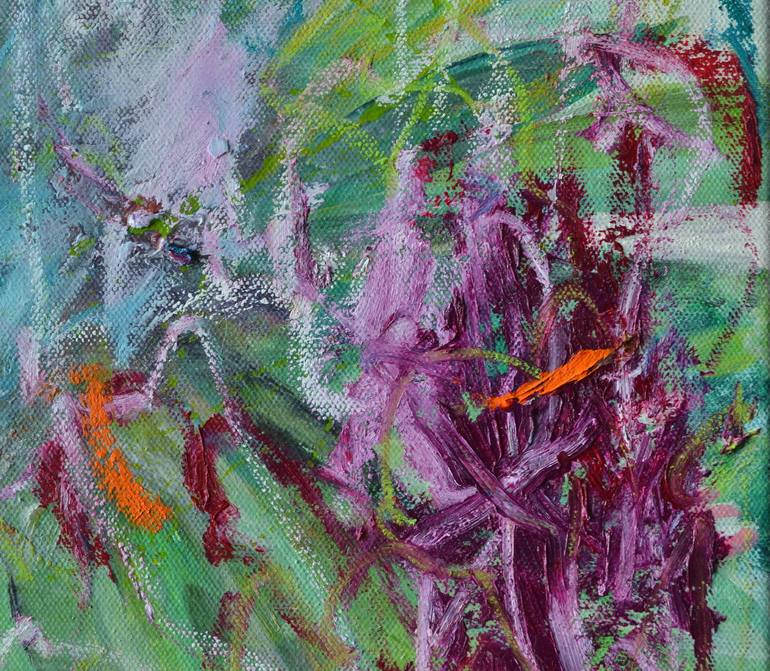 Original Expressionism Nature Painting by Karin Goeppert
